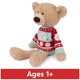 thumbnail image 3 of Oso de peluche con forma de palillo de dientes GUND de peluche con suéter navideño, 3 of 3