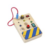 Bothyi - Tablero Ocupado Con Luz Led Juguete Montessori Para Regalos Actividades De 2 3 4 Años