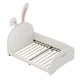thumbnail image 2 of Twin size Upholstered Rabbit-Shape Princess Bed ,Twin Size Platform Bed with Headboard and Footboard,White (Old SKU WF311629AAK), 2 of 3
