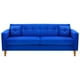 thumbnail image 1 of Sofa New Retro 3CG Felpa 04 Azul Rey, 1 of 6