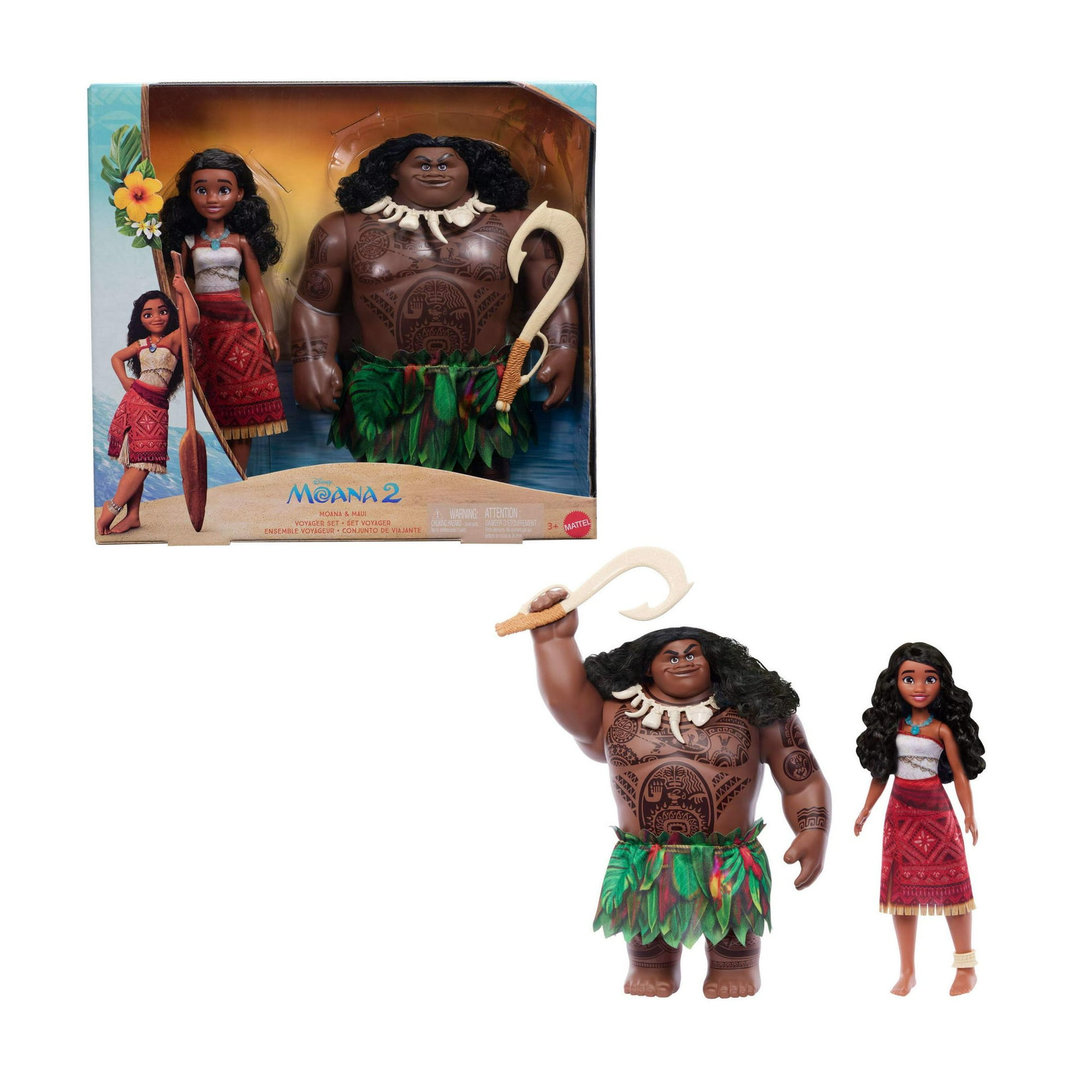Muñecos Mattel Moana 2 Moana Y Maui