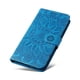 thumbnail image 5 of Funda tipo cartera FOXDOCK para Realme 9i , diseño girasol en relieve, cuero PU, cierre magnético, soporte y tarjetero, 5 of 5