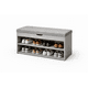thumbnail image 2 of Zapatero con Cojín 2 Niveles Gris – Compacto y Moderno con Asiento Acolchado, 2 of 8
