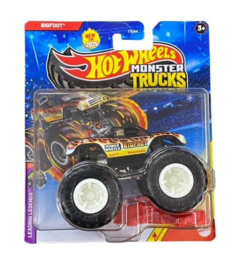 Vehículo Fundido A Presión Hot Wheels Monster Trucks Bigfoot 1/7