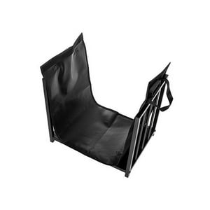 Bosca - Leñero Negro Con Porta Leña Ref: H168B