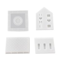 Magideal - Suministros De Manualidades Con Modelos De Silicona Para Velas, Yeso 3D Ligero Antiadherente, Modelo De Corazón, Decoración Del Hogar, Modelo De Jabón