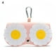 thumbnail image 1 of Women's Eyeglass Case Snap Closure Design Prevent Scratch Leather Sunglasses Carry Case for Home Travel, 1 of 3