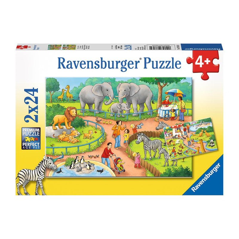 Ravensburger 21403 – Gioco Puzzle 'Animali E I Loro Cuccioli' Per Bambini 2+ Anni