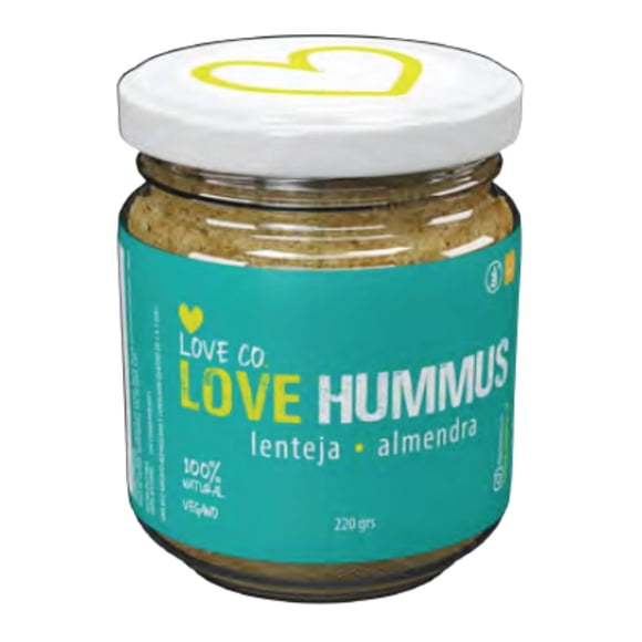 Hummus Lenteja Almendra Frasco, 220 L