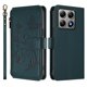thumbnail image 2 of Funda Cartera Mariposa para [Xiaomi 14T Pro] con Soporte y Cremallera Verde oscuro, 2 of 6