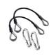 thumbnail image 3 of 2 Piezas Extensión De Cable De Gimnasio Entrenamiento Resistente De Fuerza Para Deportes De Tríceps De Atrás, 3 of 5