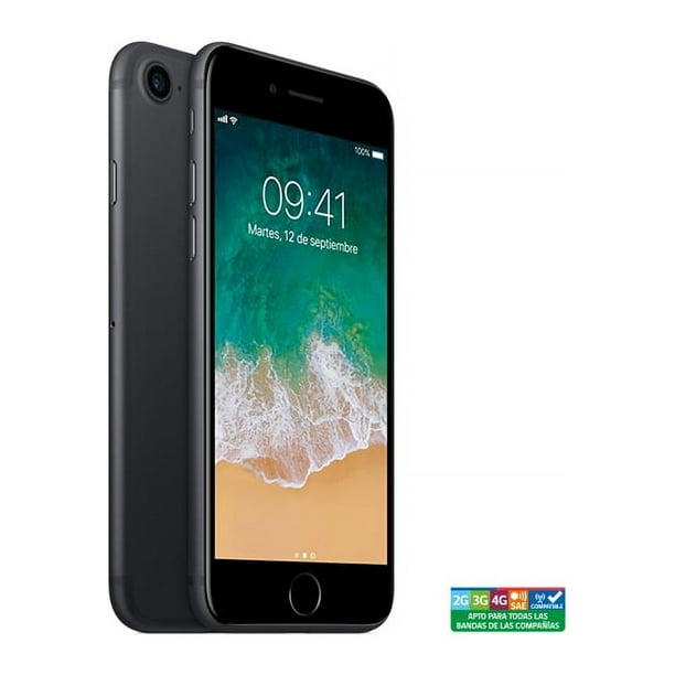スマートフォン本体 iPhone 7 Black 32 GB iPhone 7 32 GB negro mate