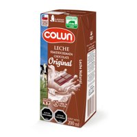 Leche Semidescremada Original Sabor Chocolate 200 Ml Colun