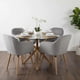 thumbnail image 1 of Comedor Mesa Redonda Equiz 120cm + 4 Butacas Almer Gris, 1 of 2