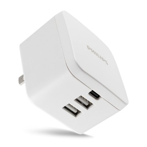 Cargador De Pared Usb Philips Dlp1032Q/37 32W Para Iphone Ipad