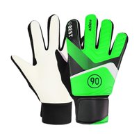 Magideal - Guantes De De Fútbol Para Niños, Guantes De Fútbol, Acolchado De Espuma De Látex Antideslizante, Protección Para Los Dedos, Guantes De , Verde, 7