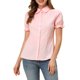 thumbnail image 1 of INSPIRE CHIC Blusas Vintage para Mujer con Cuello Peter Pan y Botones de Algodón Rosa S, 1 of 6
