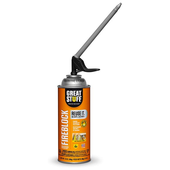 Material de construcción Great Stuff 99112831 Fireblock Orange