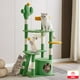 thumbnail image 1 of Rascadores Para Gatos Yute Torre Multifuncional Cama Cactus 130cm, 1 of 6