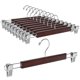 thumbnail image 1 of Perchas para pantalones y faldas Amber Home, madera maciza de nogal, 36 cm, paquete de 10, 1 of 7