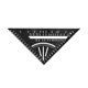 thumbnail image 4 of Regla Triangular Cuadrada De Carpintero De Aleación De Aluminio Para Marco De Maquinista De Techos Métrico Negro, 4 of 5