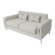 thumbnail image 2 of Sofa Paris Dos Cuerpos Blanco Velvet, 2 of 3
