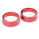 thumbnail image 5 of Cubiertas del anillo del botón del aire acondicionado del coche 2pcs para Honda Civic 2016-2018 rojo, 5 of 5
