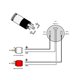 thumbnail image 2 of Conector Nine a Nine, conector estéreo de 3,5 mm, soporte de panel x10, 2 of 2