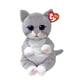 thumbnail image 1 of Ty Beanie Bellies Morgan Gato Gris Mediano, 1 of 2