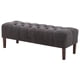 thumbnail image 1 of Banqueta Santi capitone Gris, 1 of 3
