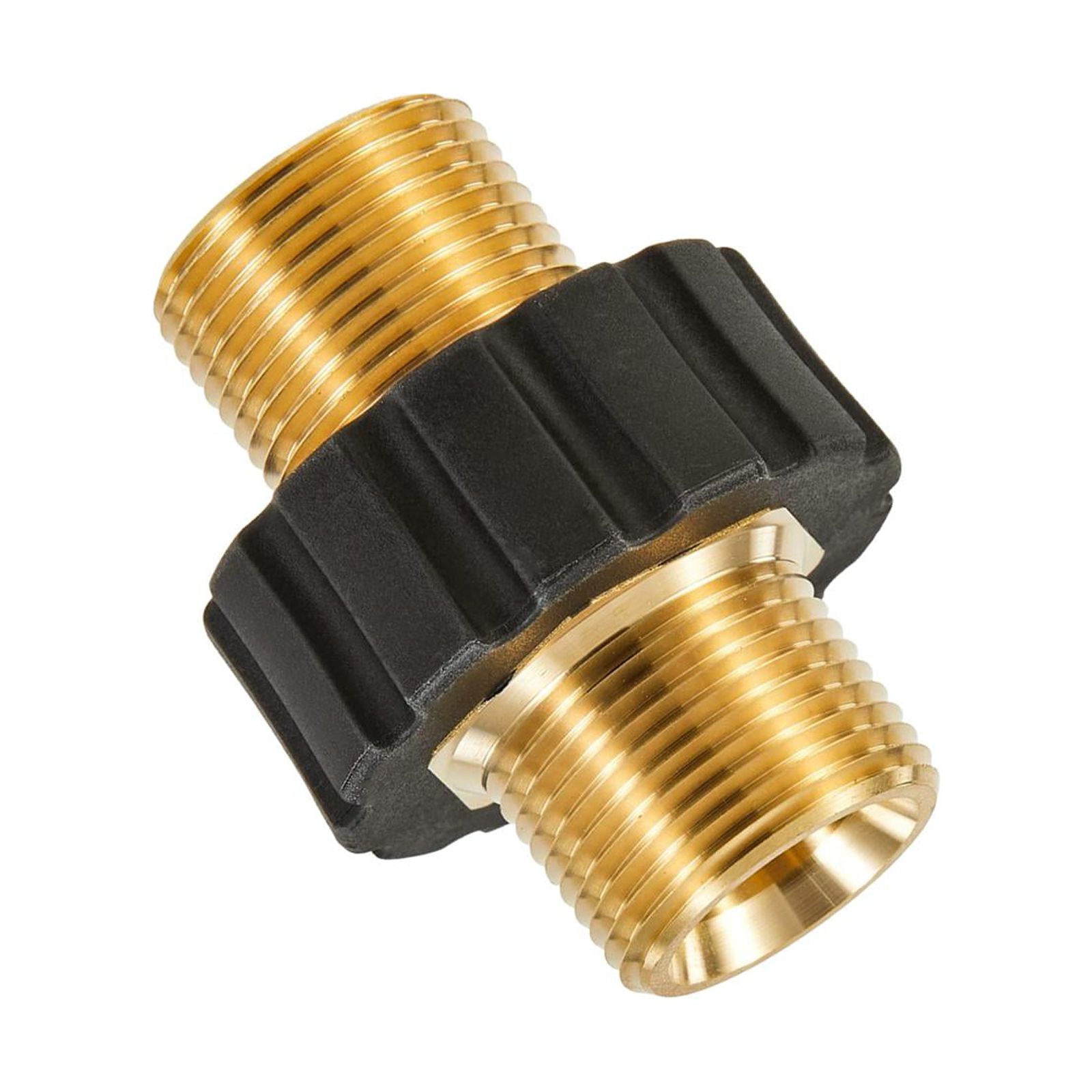 Magideal - Adaptador De Lavadora De Alta Presión De Latón, Piezas De Repuesto De Presión De Trabajo De Conexión Rápida De 5000 Psi, Acoplador De Rosca Macho M22