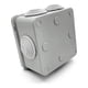 thumbnail image 4 of Pack 6 Caja Estanca Derivación Drl Ip40 80x80x50mm Conos Sec Gris, 4 of 8