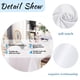 thumbnail image 4 of Mantel FINDYOU de poliéster blanco de 60 x 102 cm para mesa de 6 pies, 4 of 7