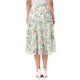 thumbnail image 3 of INSPIRE CHIC Falda Floral de Mujer con Volantes en Capas de Chifón Línea A Maxi Falda Albaricoque Claro M, 3 of 6