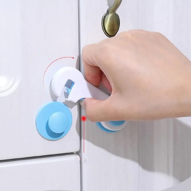 Genérico - Set 9 Pack Cerradura Ventana Reutilizable Seguridad Niño Lau