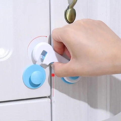 Genérico - Set 9 Pack Cerradura Ventana Reutilizable Seguridad Niño Lau