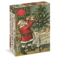 Artisan - Puzle John Derian Paper Goods Papá Noel Recorta El Árbol, 1000 Piezas