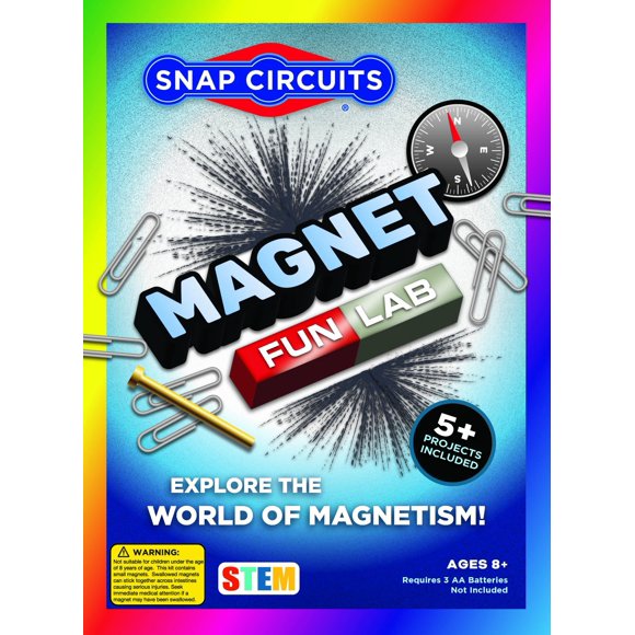 Juguete STEM Snap Circuits Laboratorio de Magnetismo Divertido 8+ Años