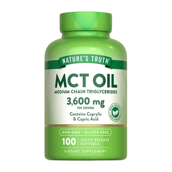 Mct Oil 3600mg 100 Capsulas -
