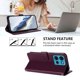 thumbnail image 4 of Funda Volteable con Diseño de Gato para Motorola MOTO G75 5G, Morado Oscuro, 4 of 6