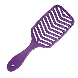 Ioensy - Cepillo De Pelo Profesional Con Ventilación Para Desenredar Suave Y Duradero Para Todo Tipo De Cabello Morado Oscuro