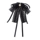 thumbnail image 4 of Cinta de encaje Pajarita con perla de lazo negro Broche Broche colgante para accesorios de ropa de boda Blusa de estudiante de bricolaje, 4 of 5