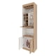 thumbnail image 4 of Bar Alto 8 Botelleros Repisa Extensible Fm-012c - Cafe Claro Y Blanco, 4 of 8