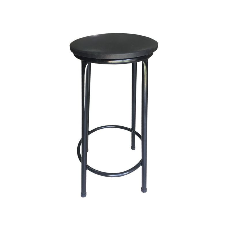 Incatex - Taburete Sin Respaldo Negro 35x38x75 Cm