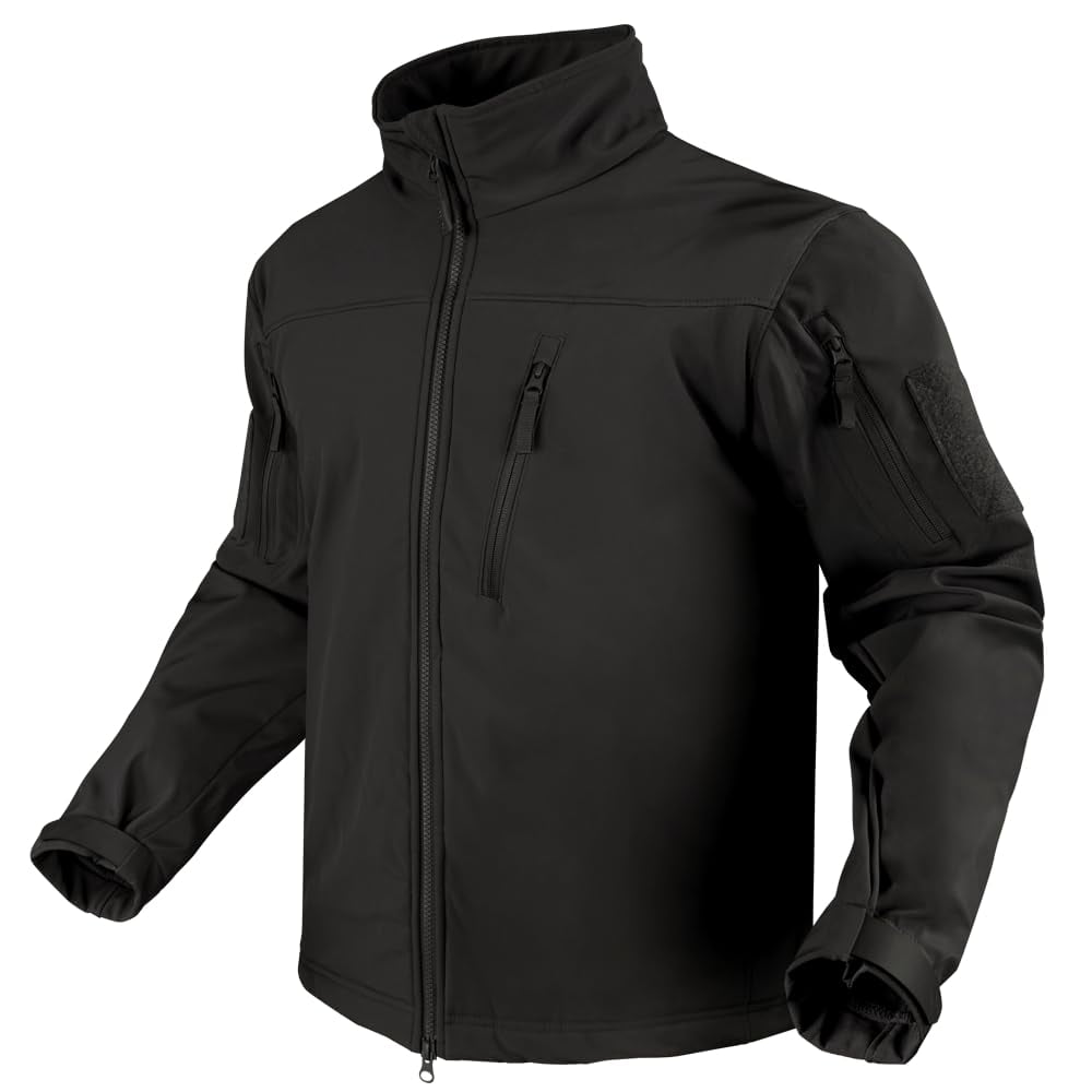 Chaqueta Condor Phantom Soft Shell Táctica Negra Talla M