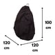 thumbnail image 4 of Funda Pouf Pera Café Moro Omega (sin relleno) 100x120x120, 4 of 4