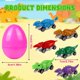 thumbnail image 2 of Dufricen Set de 6 Huevos de Pascua con Carritos de Dinosaurio, 2 of 5