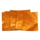 thumbnail image 1 of 100x Paquete De Caramelo De Chocolate Papel De Aluminio Linfool De Aluminio Wrappers Orange, 1 of 3