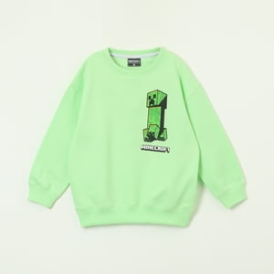 Polerón Minecraft Oficial Creeper Verde Menta - Niños 4-14 Años