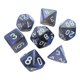 thumbnail image 2 of Juego De Dados Poliédricos De 7 Piezas Juego De Dados Para Juegos De Fiesta Juego De Mesa Juego De Cartas Negro Y Azul, 2 of 5